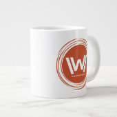 Westwelt | Stilisierte Sun-Logos Jumbo-Tasse (Vorderseite Rechts)