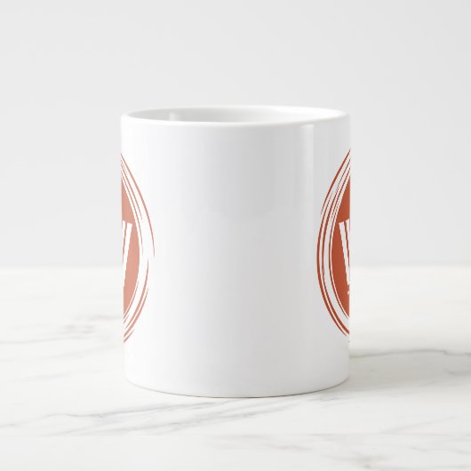 Westwelt | Stilisierte Sun-Logos Jumbo-Tasse (Vorderseite)