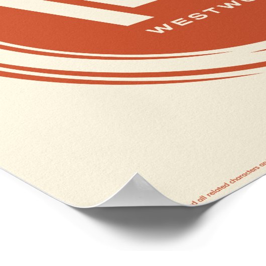 Westwelt | Stilisierte Sun-Logos Poster (Ecke)