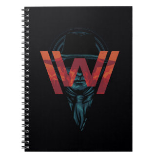 Westwelt | The Man in Black Logo Graphic Notizblock