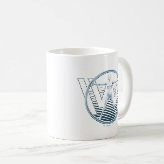 Westwelt | Vitruvian Android-Logo Kaffeetasse (VorderseiteRechts)