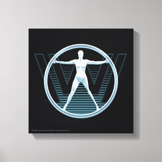 Westwelt | Vitruvian Android-Logo Leinwanddruck (Vorderseite)