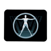 Westwelt | Vitruvian Android-Logo Magnet (Horizontal)
