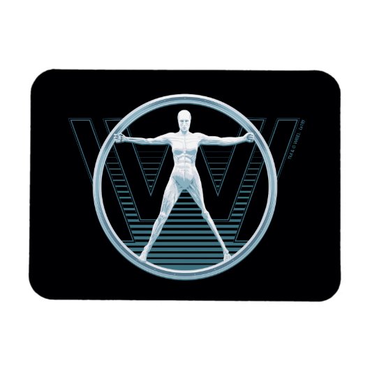 Westwelt | Vitruvian Android-Logo Magnet (Horizontal)