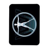 Westwelt | Vitruvian Android-Logo Magnet (Vertikal)