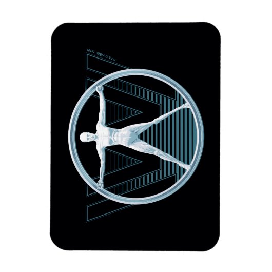 Westwelt | Vitruvian Android-Logo Magnet (Vertikal)
