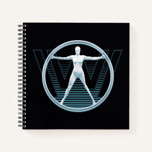 Westwelt Vitruvian Android-Logo Notizblock