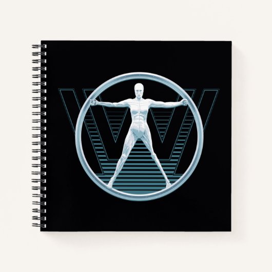 Westwelt | Vitruvian Android-Logo Notizblock (Vorderseite)