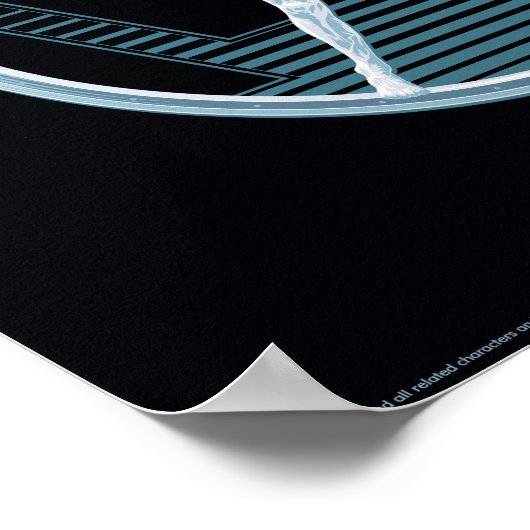 Westwelt | Vitruvian Android-Logo Poster (Ecke)