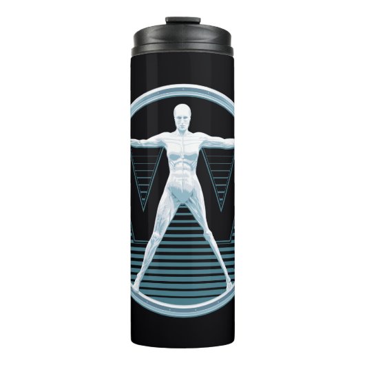 Westwelt | Vitruvian Android-Logo Thermosbecher (Vorderseite)
