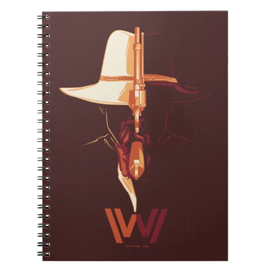 Westwelt | White Hat Black Hat Split Graphic Notizblock (Vorderseite)