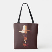 Westwelt | White Hat Black Hat Split Graphic Tasche (Rückseite)