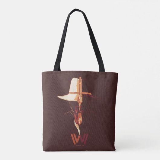 Westwelt | White Hat Black Hat Split Graphic Tasche (Rückseite)