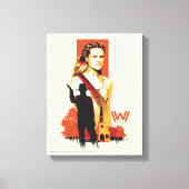 Westwelt | Wyatt & Man in Schwarz bei der Weißen K Leinwanddruck (Vorderseite)