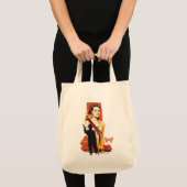 Westwelt | Wyatt & Man in Schwarz bei der Weißen K Tragetasche (Vorderseite (Produkt))