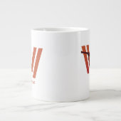 Westwelt | Wyatt mit unbedachtem Logo Jumbo-Tasse (Vorderseite)