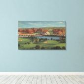 Westwood Hills, CA - View of U.C.L.A. Campus Leinwanddruck (Insitu (Holzboden))