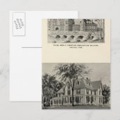 Westwood, YMCA, Hartford Postkarte (Vorne/Hinten)
