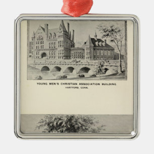 Westwood, YMCA, Hartford Silbernes Ornament
