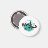 Westwords Magnet (Vorderseite/Rückseite)