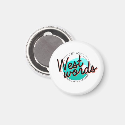 Westwords Magnet (Vorderseite/Rückseite)