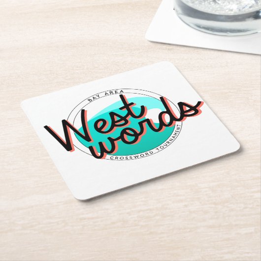 Westwords Set von Paper Untersetzer (angewinkelt)