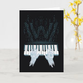 Westworld | Android-Hände auf Pianola Karte (Gelbe Blume)