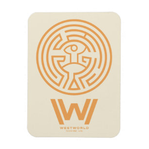 Westworld   das Labyrinth-Symbol Magnet