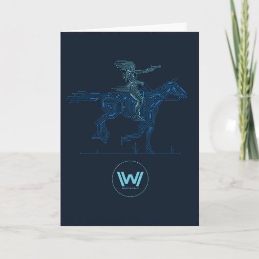 Westworld | Dolores Reitpferdestromkreis-Grafik Karte (Vorderseite)