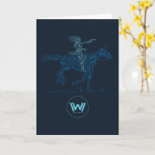 Westworld | Dolores Reitpferdestromkreis-Grafik Karte (Gelbe Blume)