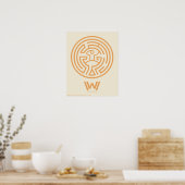Westworld | The Maze Symbol Poster (Küche)