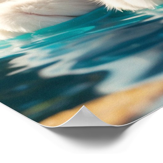 *~* Wet AP68 2:3 Katze Feline Kitten Kitty Sweet Poster (Ecke)