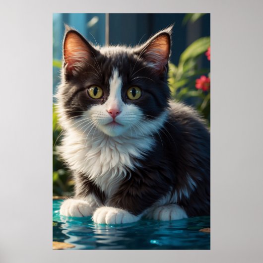 *~* Wet AP68 2:3 Katze Feline Kitten Kitty Sweet Poster (Vorne)