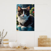 *~* Wet AP68 2:3 Katze Feline Kitten Kitty Sweet Poster (Küche)