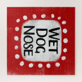 Wet Dog Nose Jigsaw Puzzle (Horizontal)