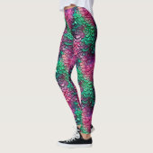 Wet Dragon Scales Mermaid Fantasy Extravagant Cost Leggings (Links)
