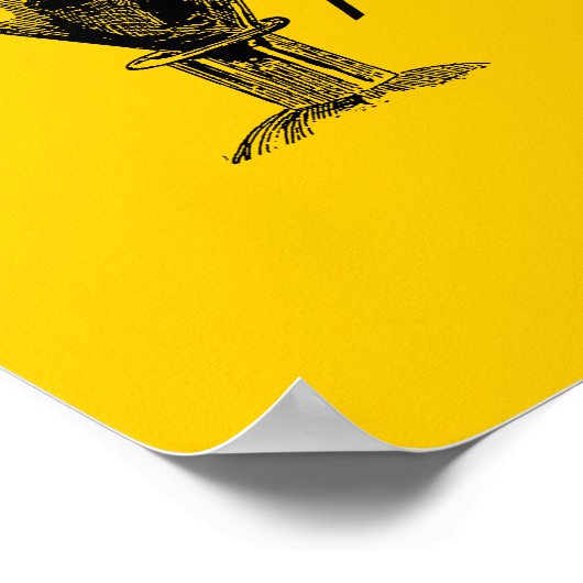 Wet Kitty Poster (Ecke)