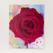 WET ROSE 16x20 INCH Puzzle (Vertikal)