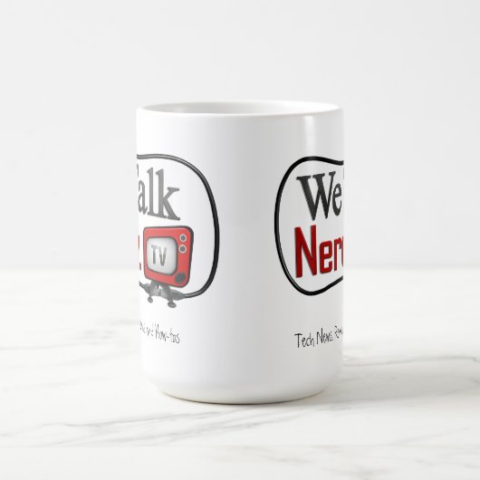 WeTalkNerdy.tv Logo-Tasse Kaffeetasse (Mittel)