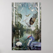 Wetland Magic Birds Nature Series Poster (Vorne)