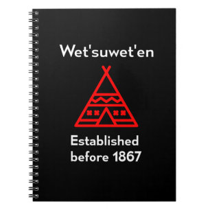 Wetsuweten vor der Silhouette von dunkel 1867 gegr Notizblock