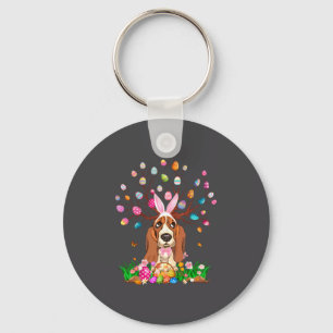 Wett Hund Hund mit Hasenohren Ostern Ei Baum E  Schlüsselanhänger