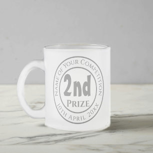 Wettbewerb 2. Preis Trophäe Mattiertes Glas B Mattglastasse