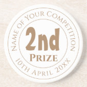 Wettbewerb 2. Preis Trophäe Untersetzer (Vorne)