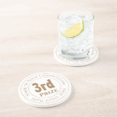 Wettbewerb 3. Preis für Trophäe Untersetzer (Seite)