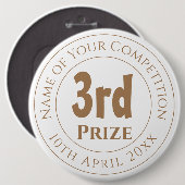 Wettbewerb 3. Preis für Trophäe Untersetzer Button (Vorne & Hinten)