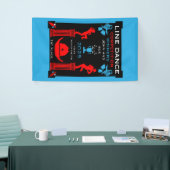 Wettbewerb "American Line Tancing" Banner (Messeveranstaltung)