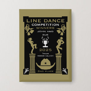 Wettbewerb "American Line Tancing" Button