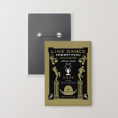 Wettbewerb "American Line Tancing" Button (Vorderseite/Rückseite)