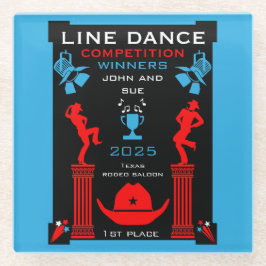 Wettbewerb "American Line Tancing" Glasuntersetzer